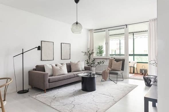 Ljus 2 rok med stor balkong Helsingborg